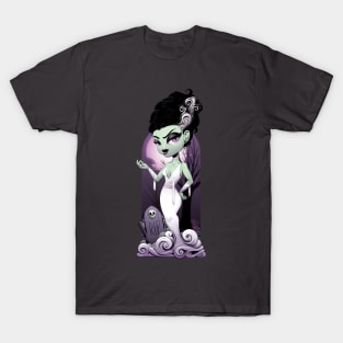 Cute Kawaii Chibi Bride of Frankenstein T-Shirt